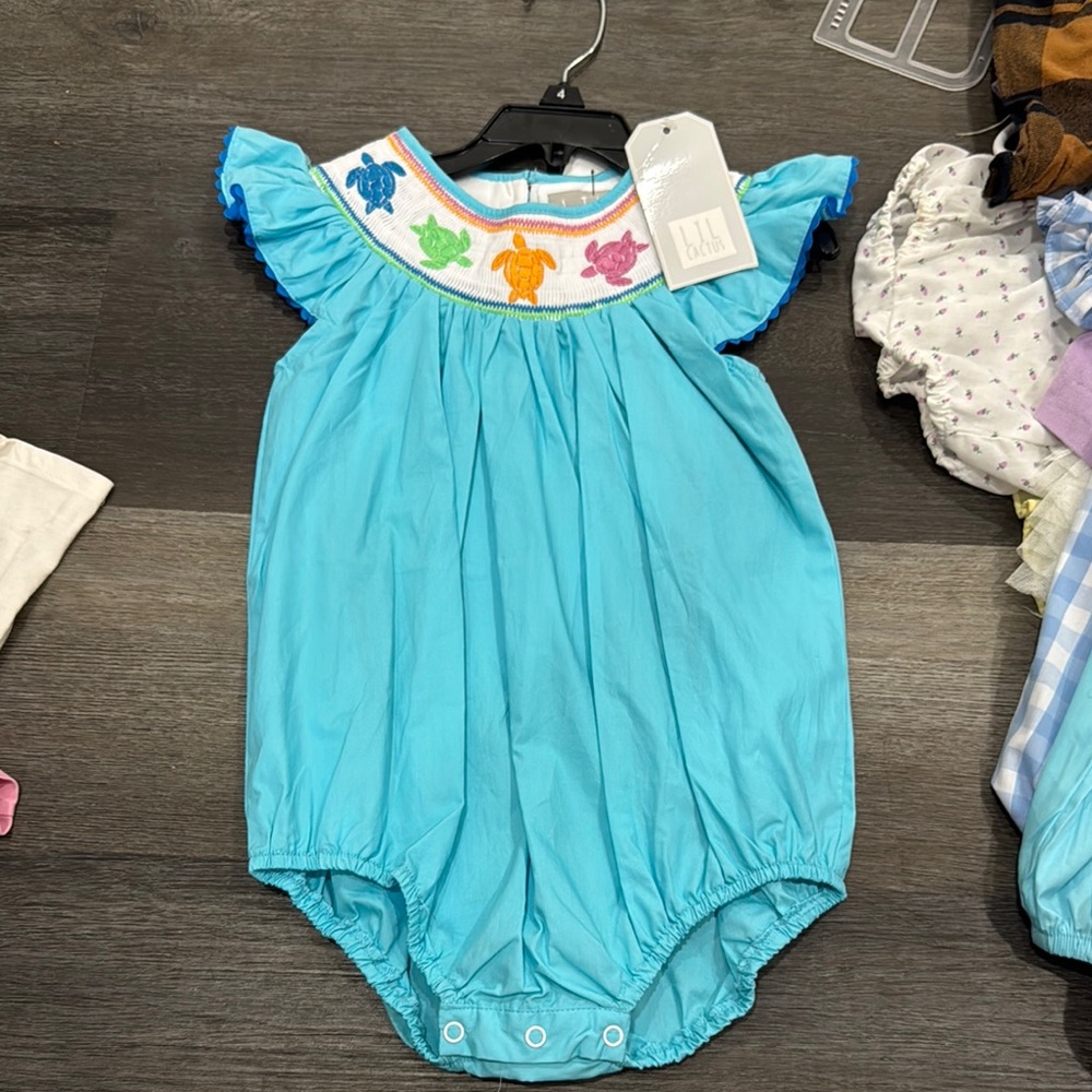 Blue Kids One Piece Bodysuit